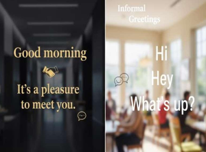 معرفی غیررسمی به انگلیسی