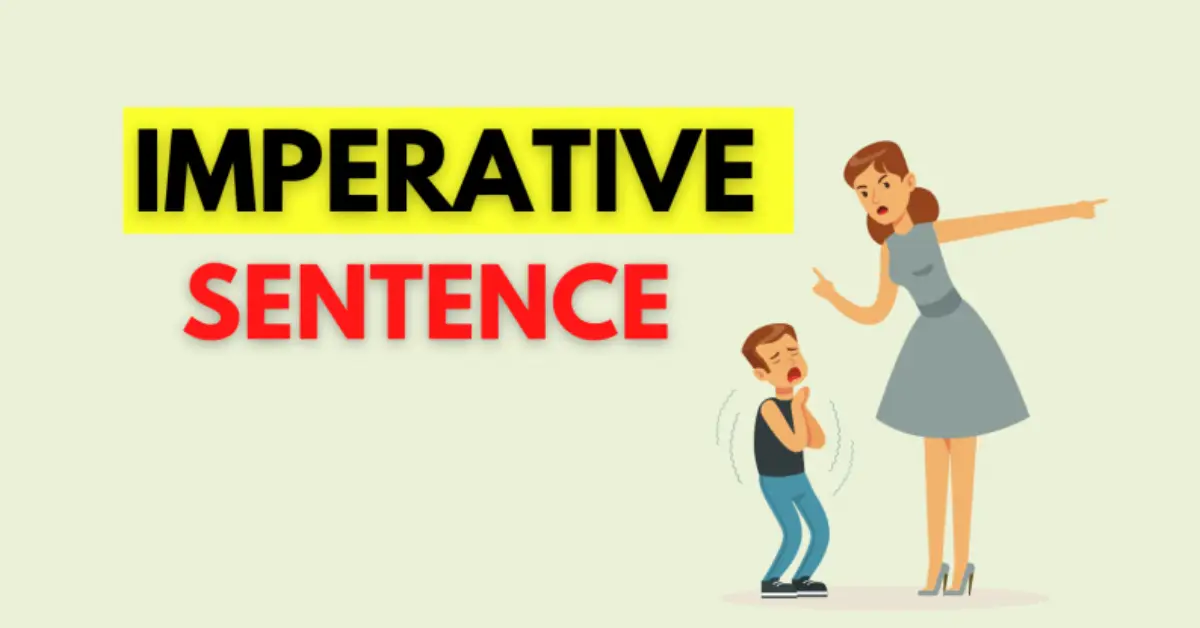 جملات امری در انگلیسی