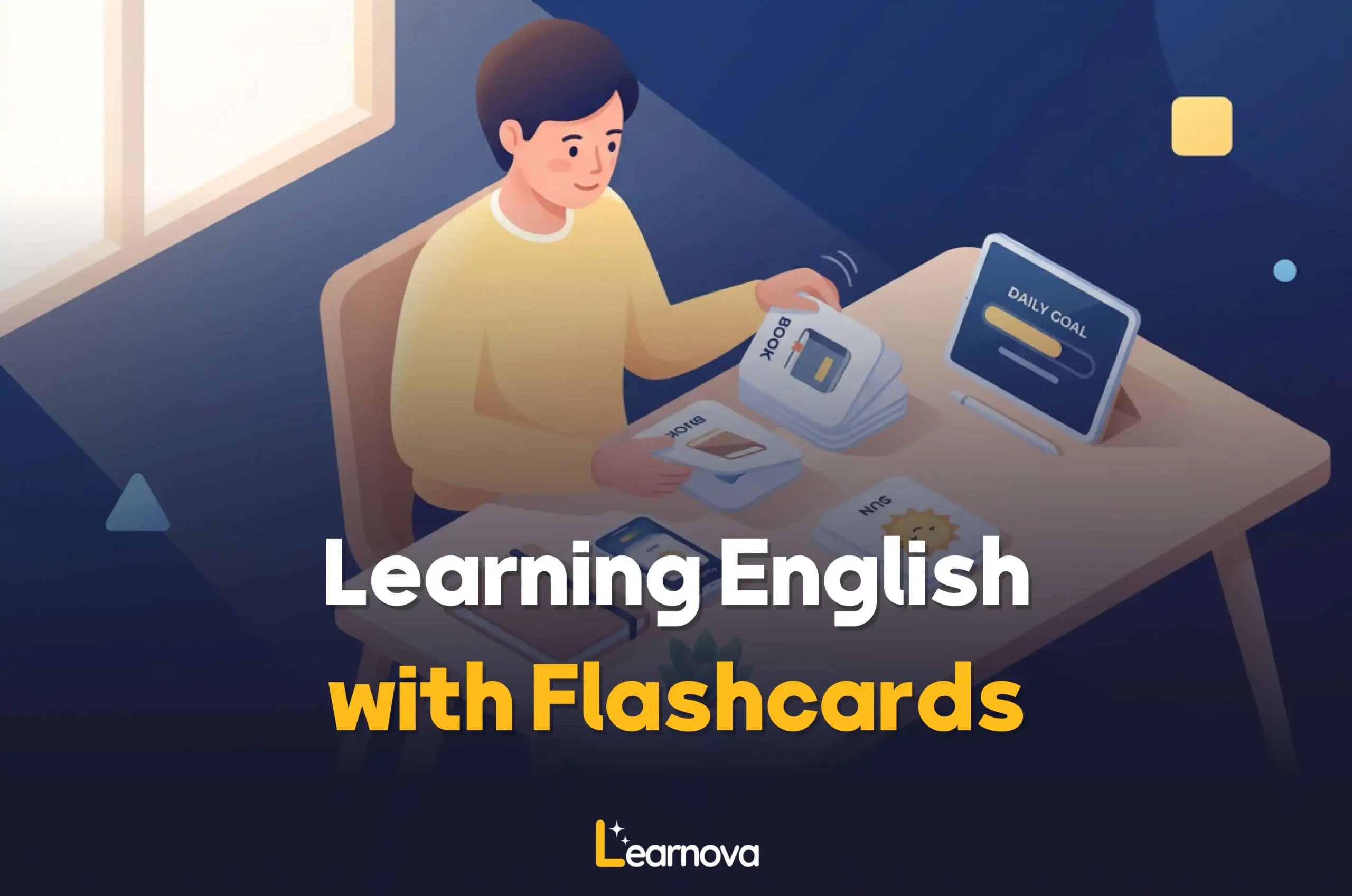 یادگیری زبان با فلش کارت