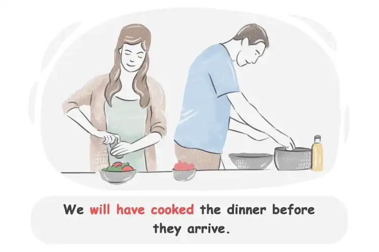 توضیح گرامر Future perfect در حالت مثبت